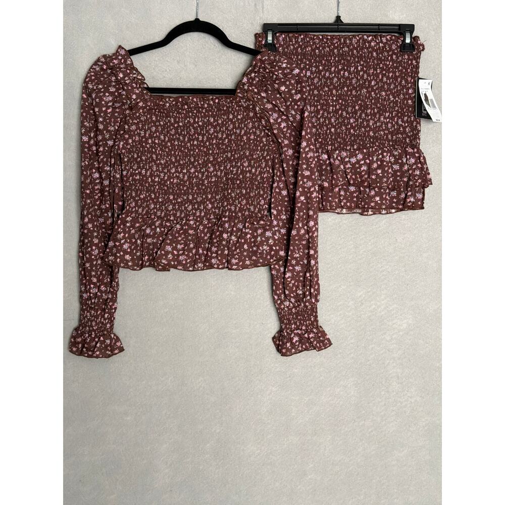 KatieJNYC Mikaela Top & Coordinating Posie Skirt Jr. Girls (Teen/Tween) XS NEW